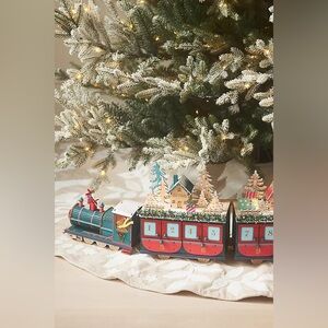 Festive Holiday Train Decoration